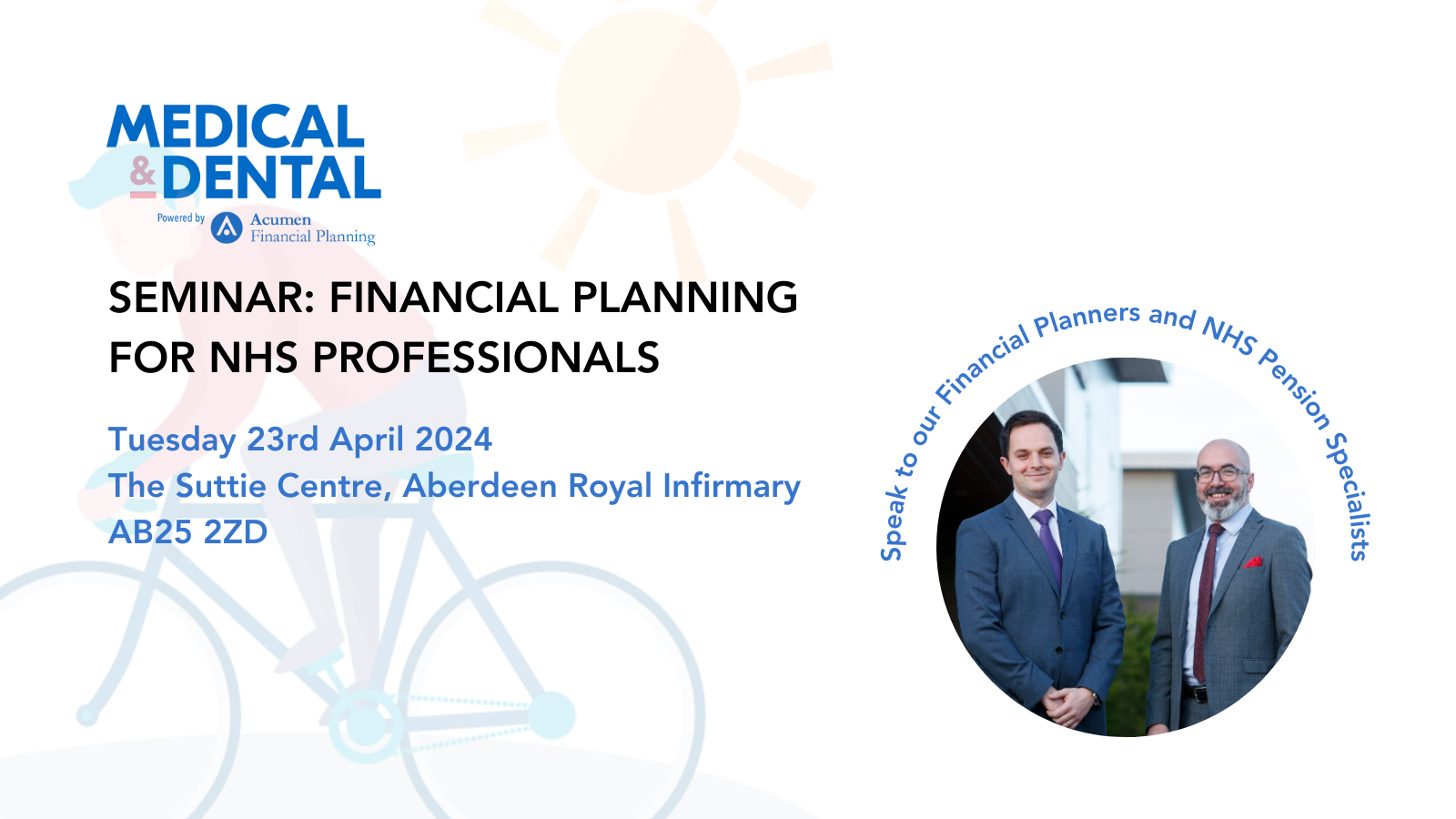 Financial Planning for NHS Professionals Seminar